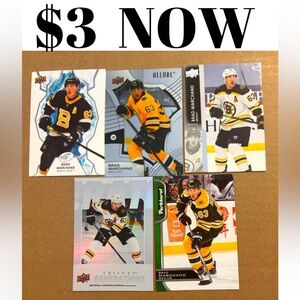 All 5 Brad Marchand Florida Panther Stanley Cup Champion Hockey Cards